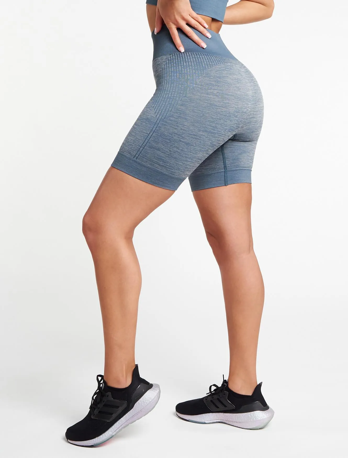 ADAPT Seamless Shorts - Slate Blue
