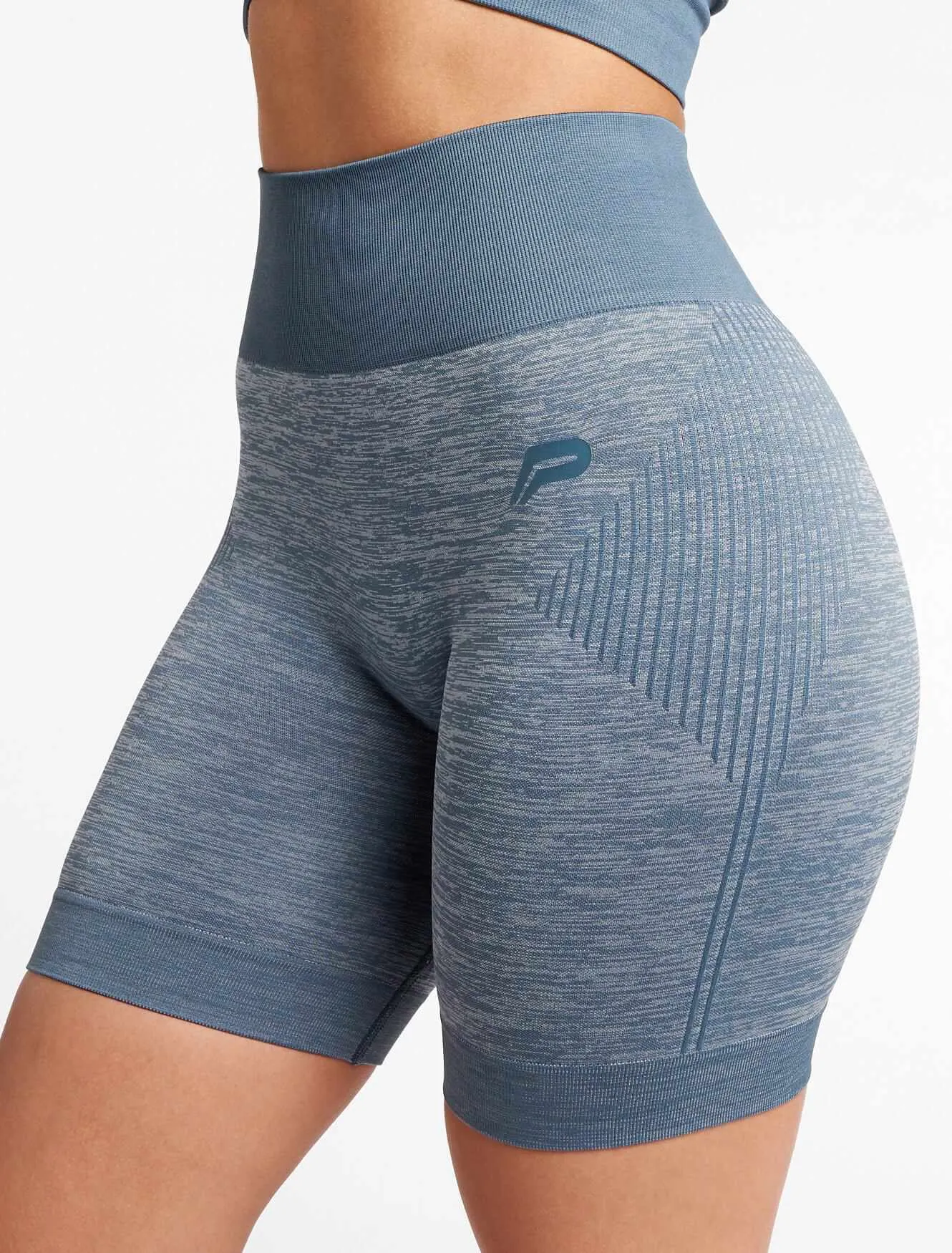 ADAPT Seamless Shorts - Slate Blue