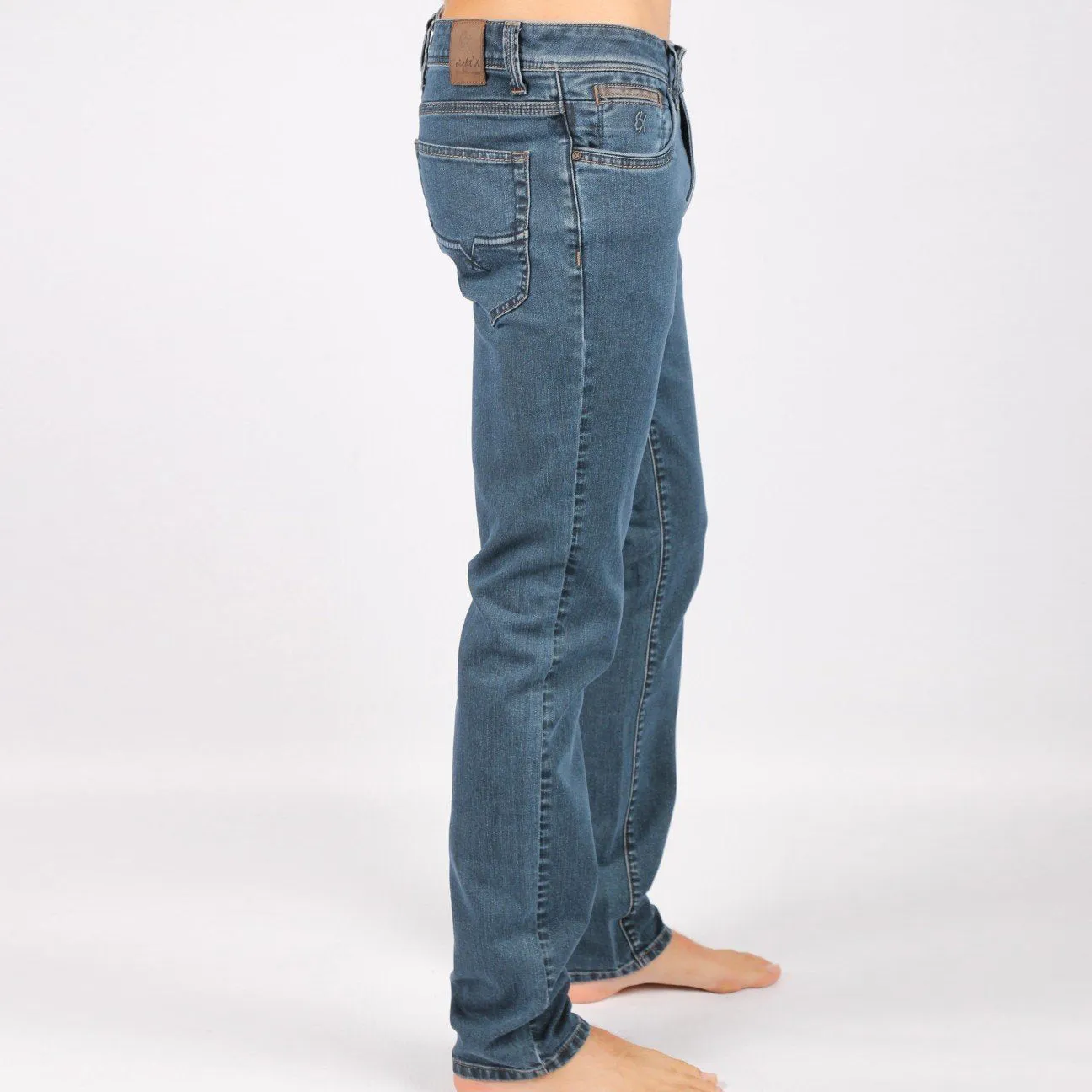 Blue Slim Fit Jeans #1023-06