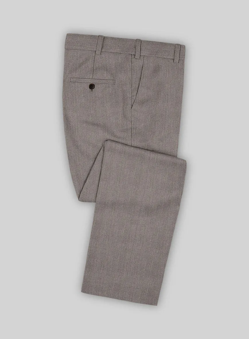 Cavalry Twill Brown Wool Suit