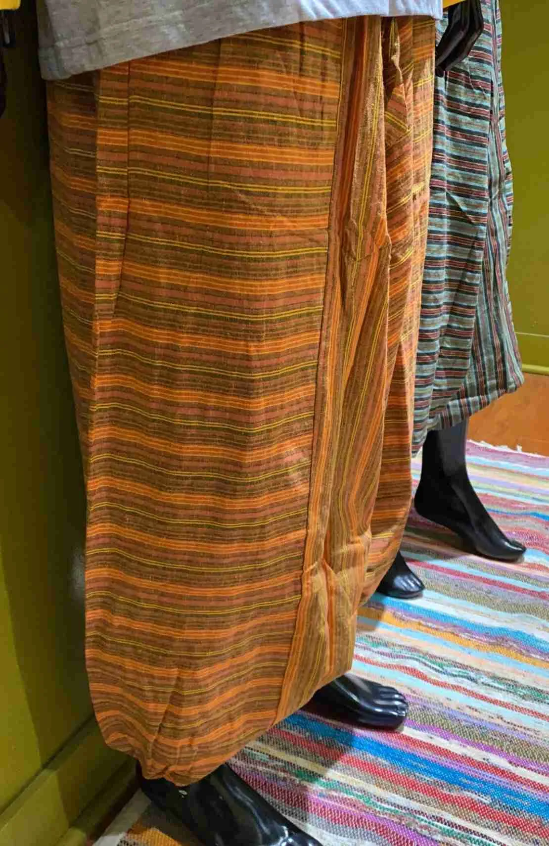 Cotton Harem Pants - Stripes