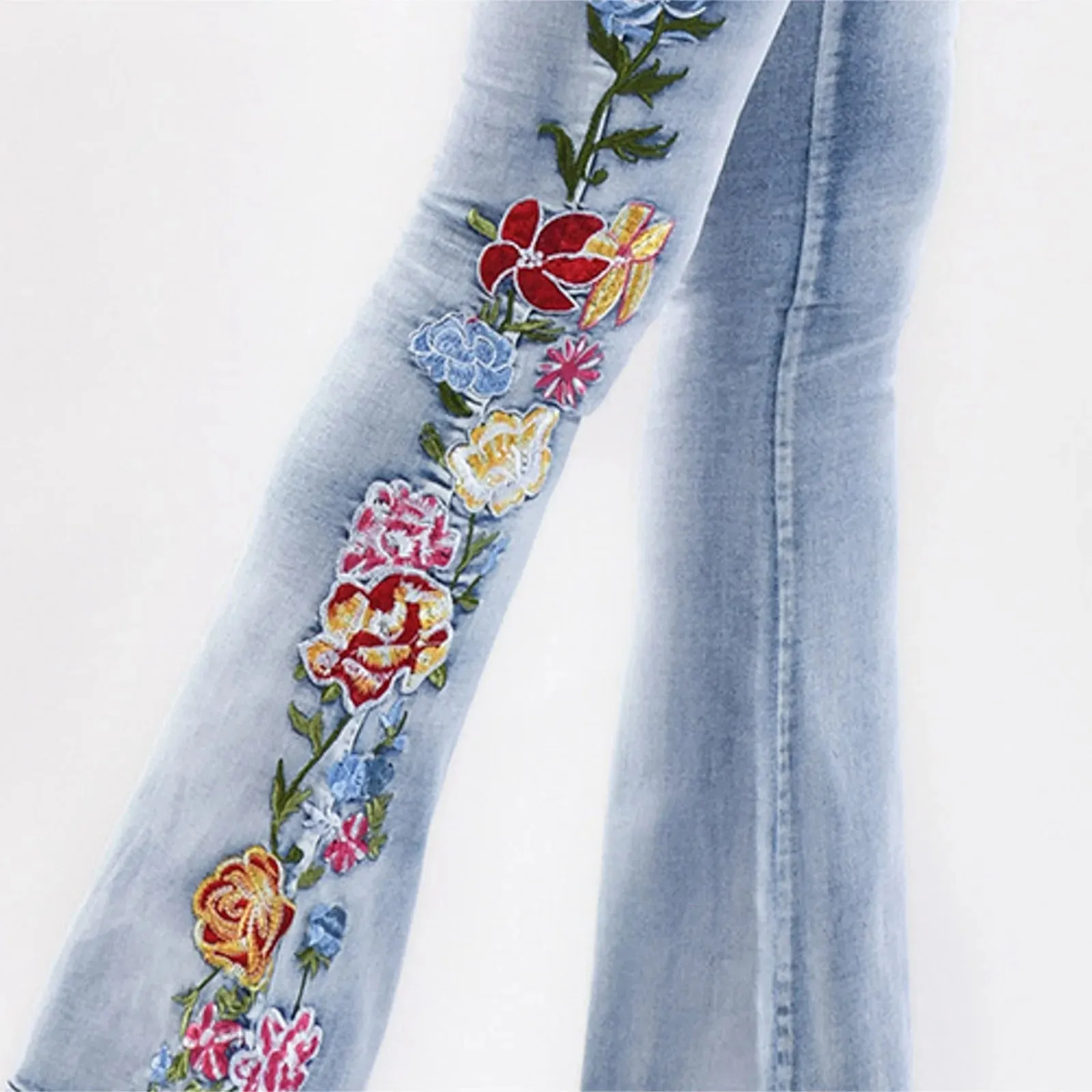 Fitness Leggings Length Plus Women's Jeans