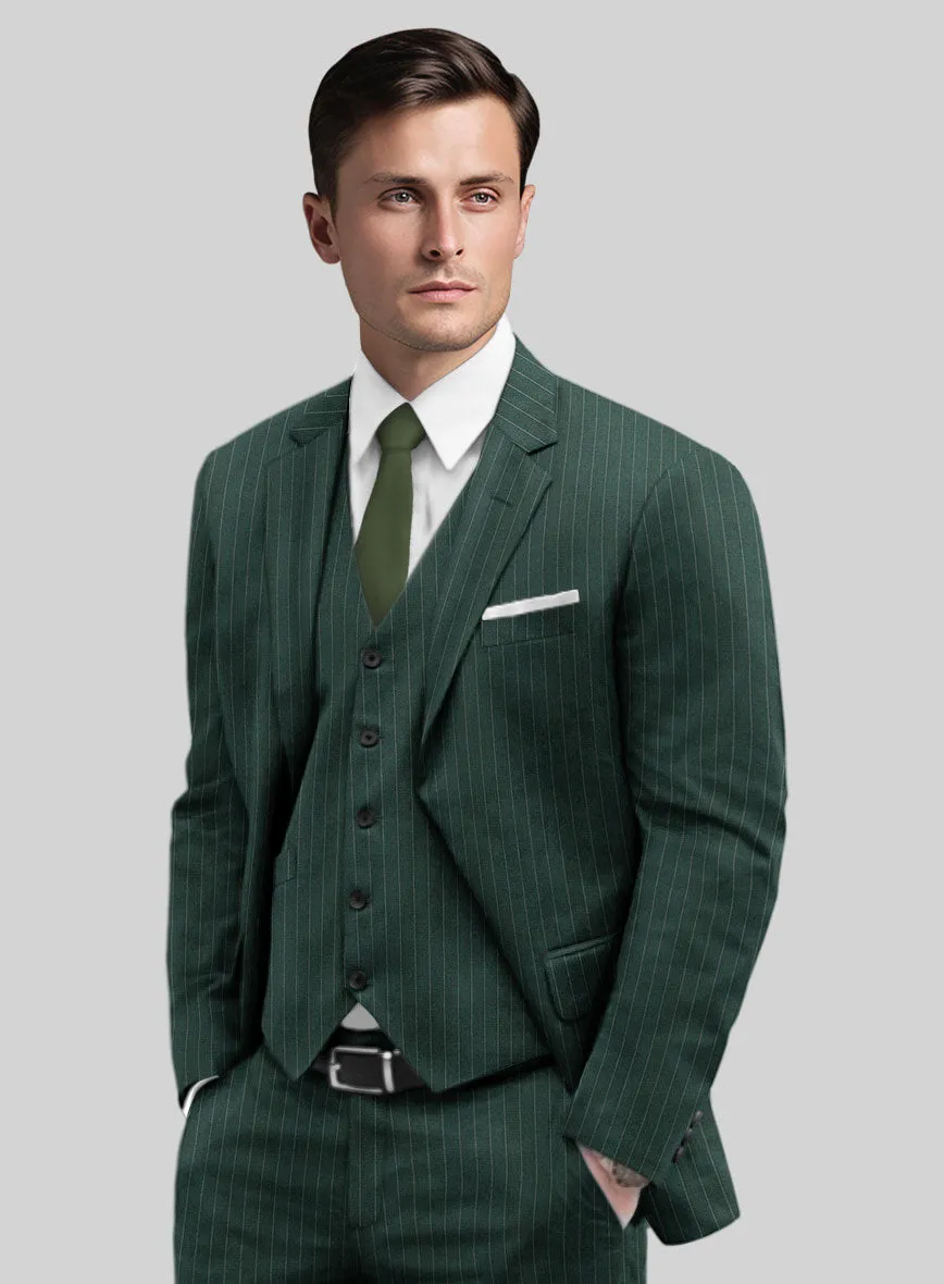 Green Pinstripe Suit