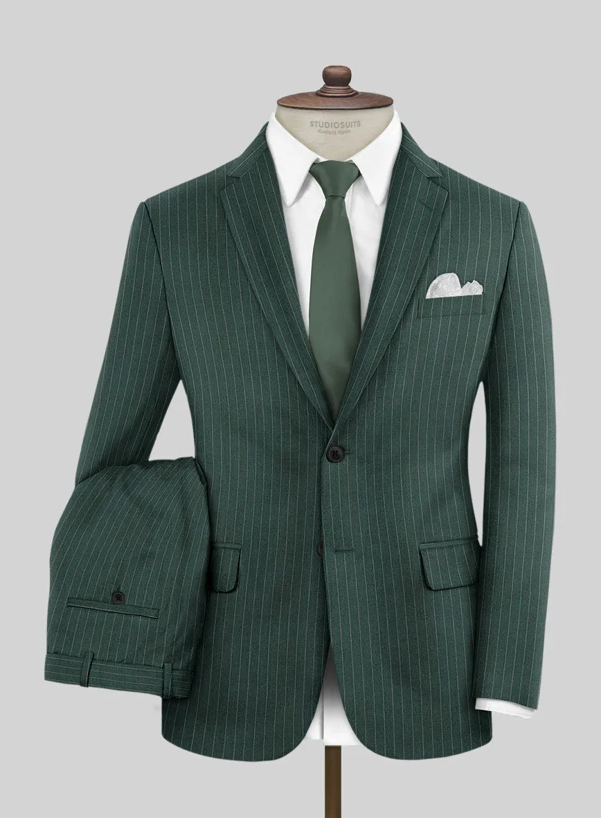 Green Pinstripe Suit