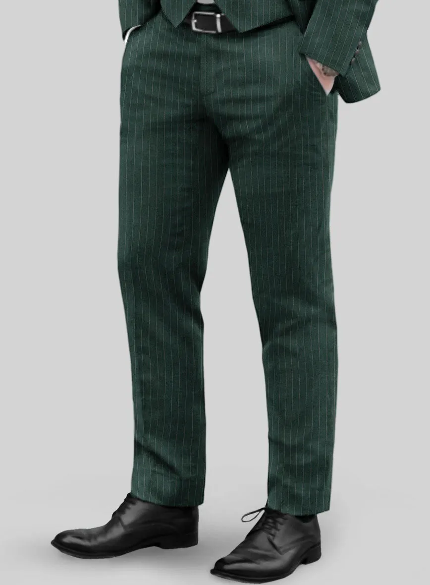 Green Pinstripe Suit