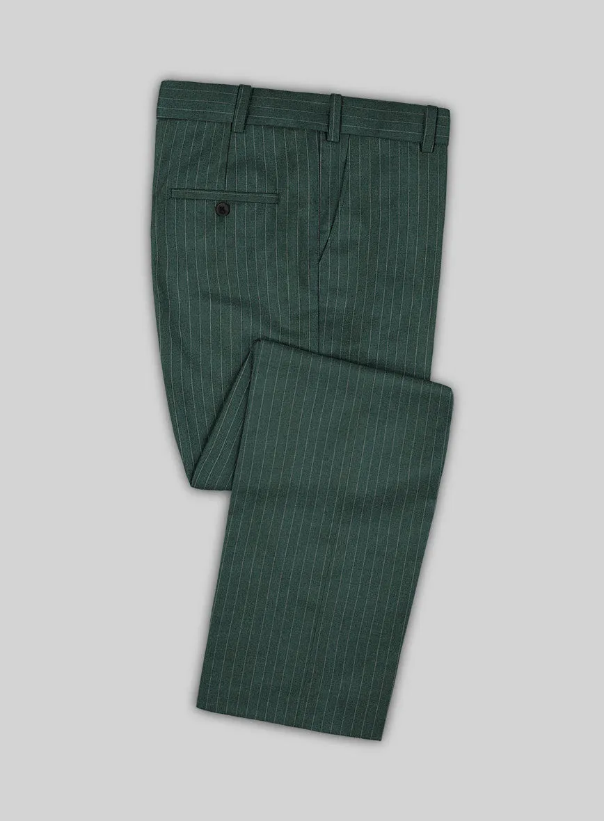 Green Pinstripe Suit