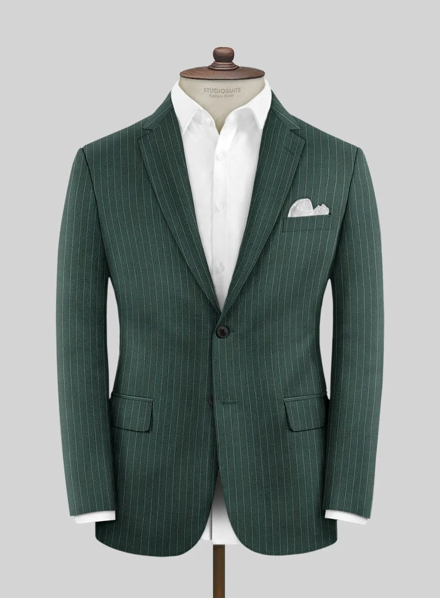 Green Pinstripe Suit
