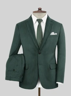 Green Pinstripe Suit