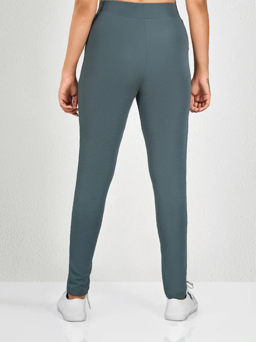 Grey Solid MT Yoga Pants
