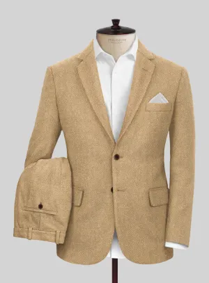 Harris Tweed Beige Herringbone Suit