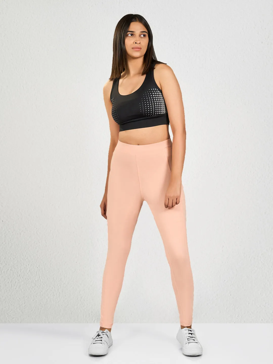 Light Pink Solid DT Track Pants