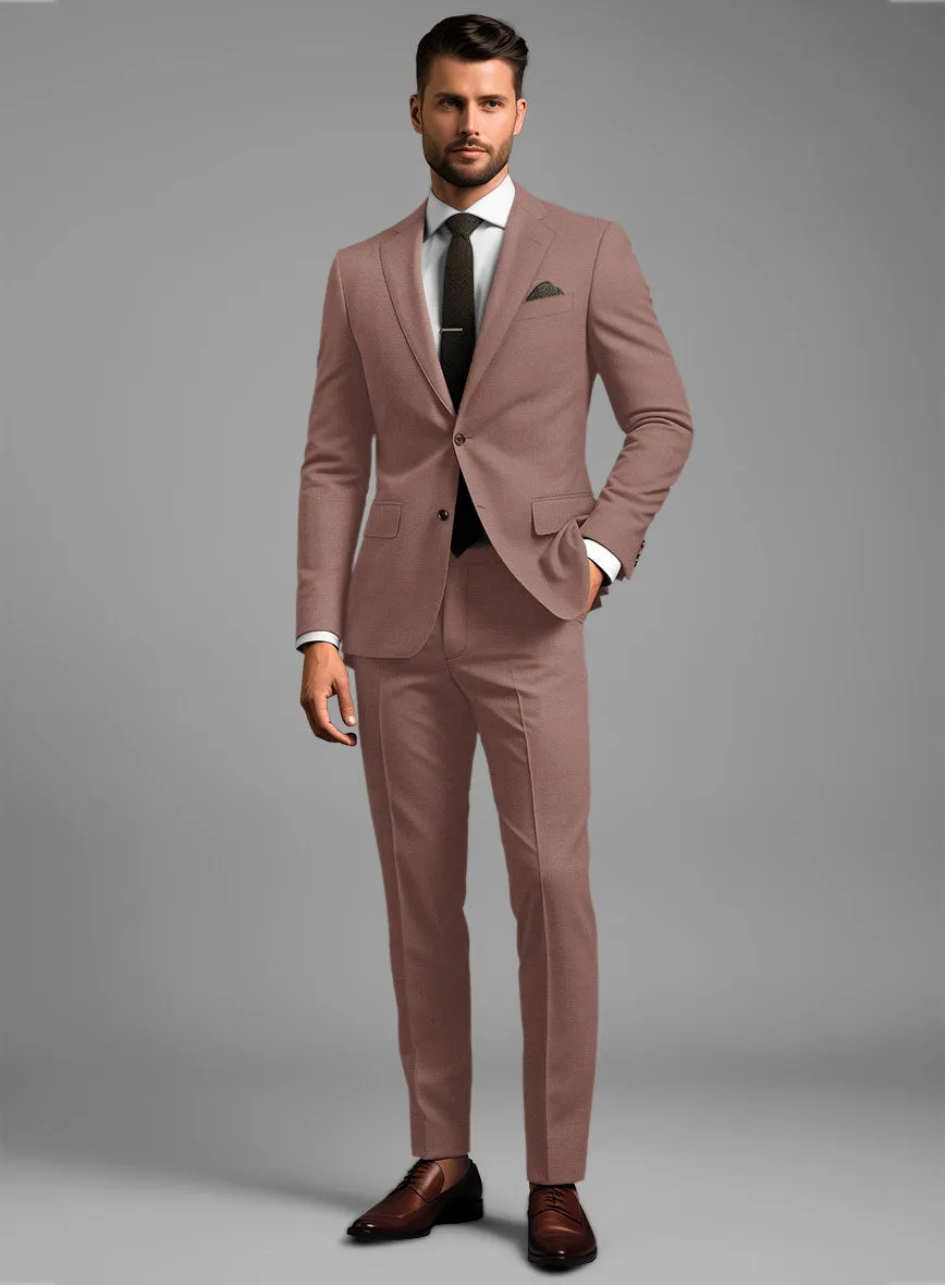 Marco Stretch Rose Taupe Wool Suit