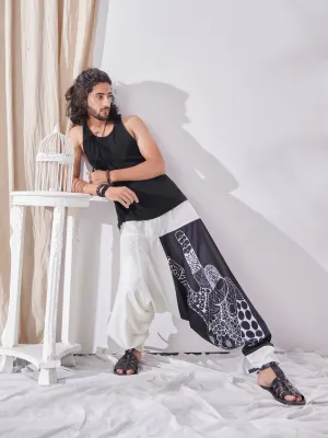 Men's Aladdin Ninja Hippy Boho Harem Pants For Yoga Dance Travel