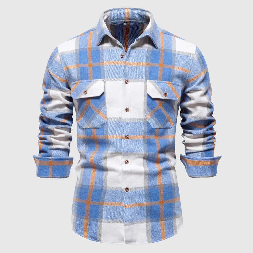 Men's Relaxed Fit Lumberjack Plaid Shirt