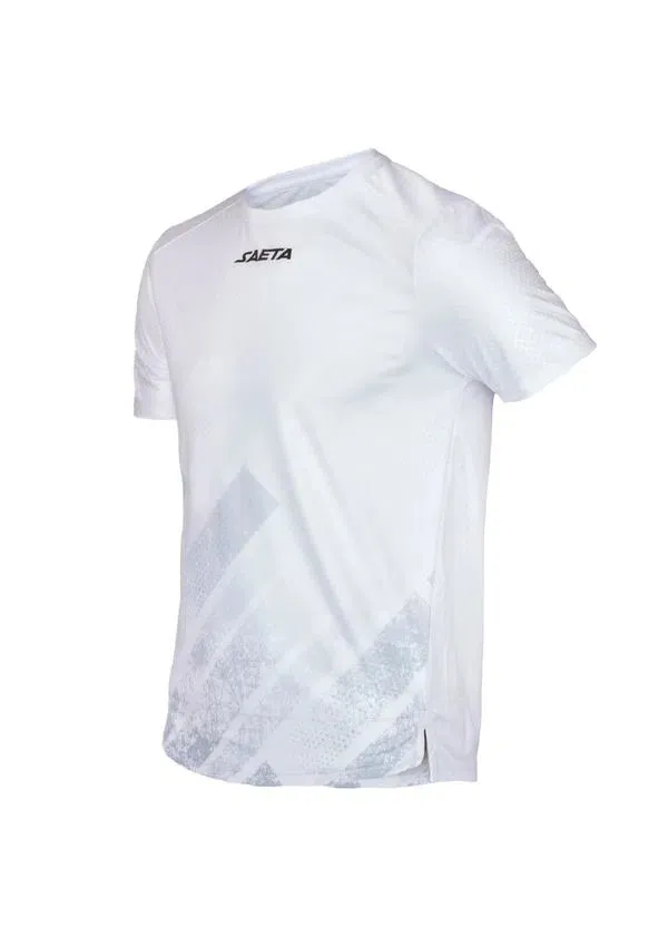 Men's Running Set - Shirt & 2-in-1 Shorts White / Green