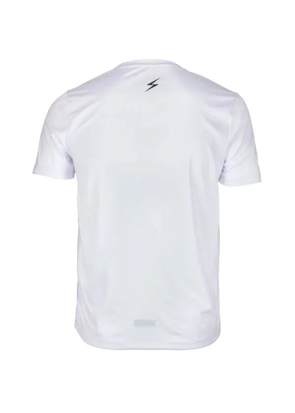 Men's Running Set - Shirt & 2-in-1 Shorts White / Green