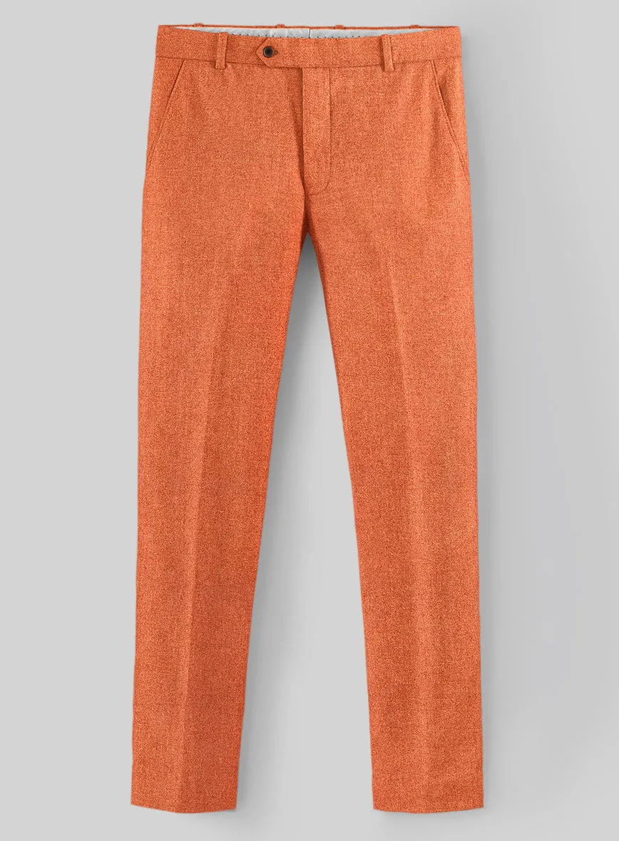 Naples Spring Orange Tweed Suit