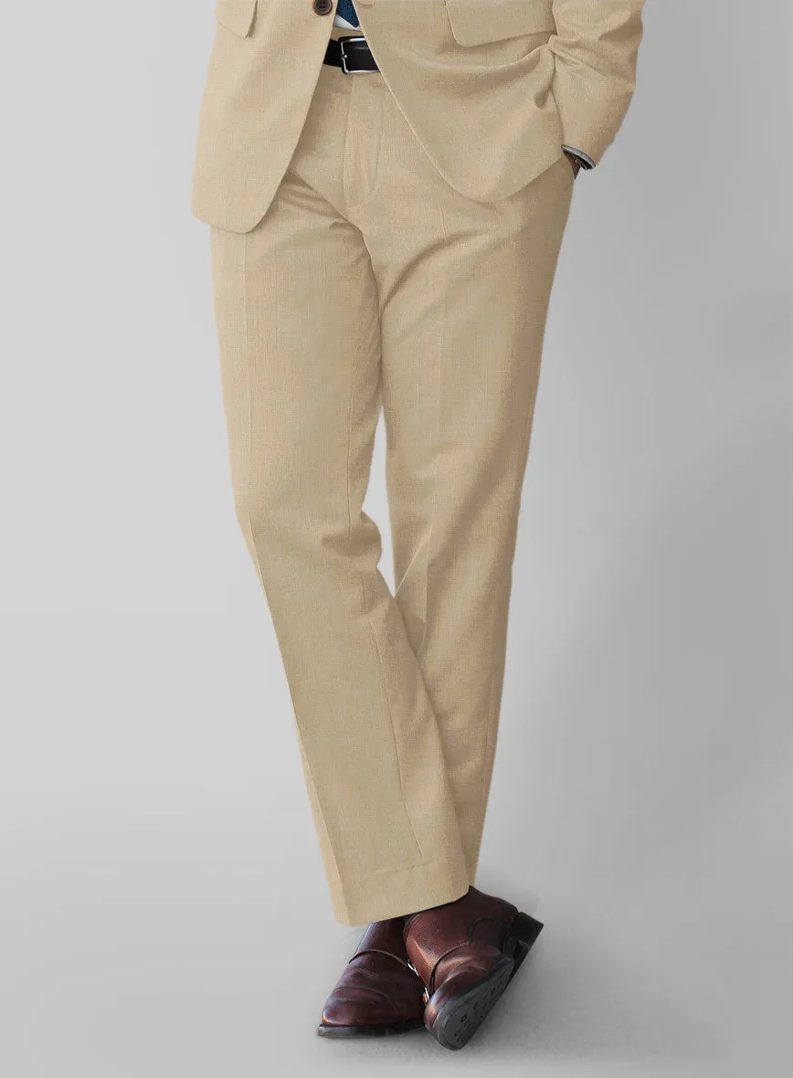 Napolean Biscuit Khaki Wool Suit