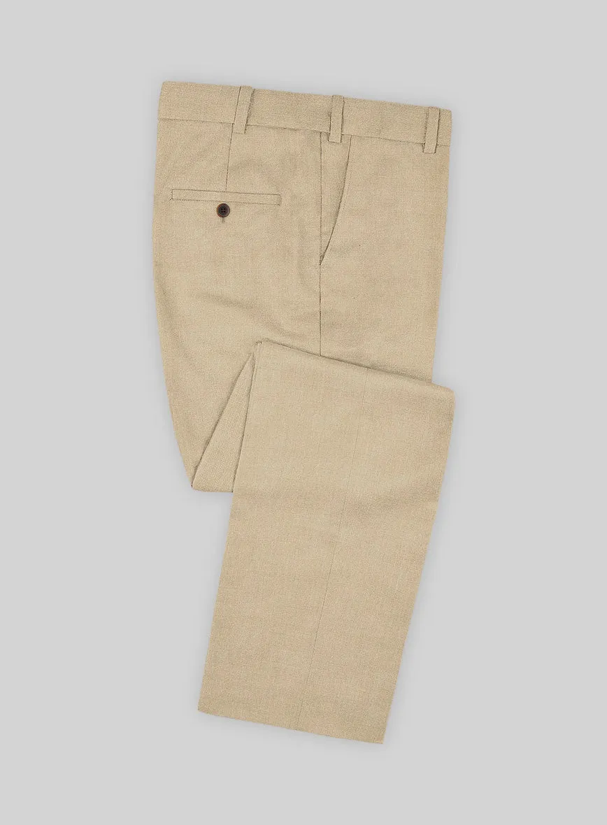 Napolean Biscuit Khaki Wool Suit