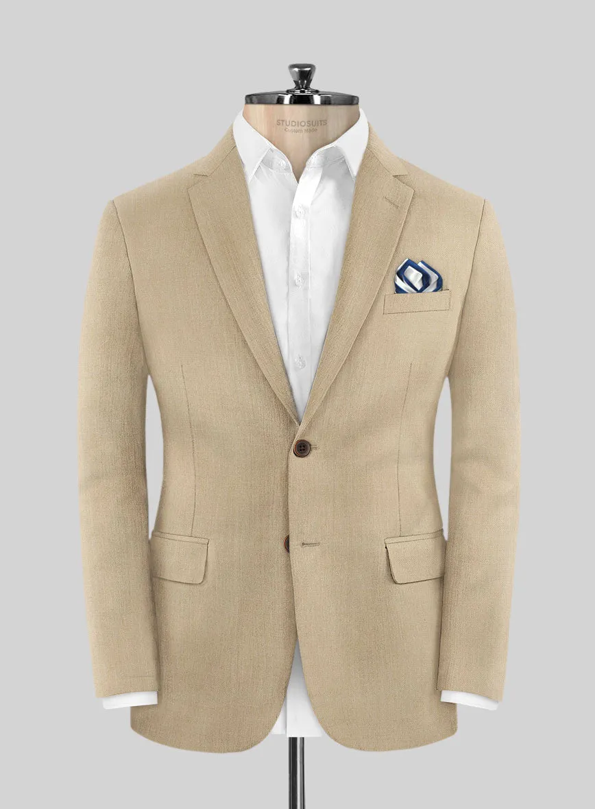 Napolean Biscuit Khaki Wool Suit