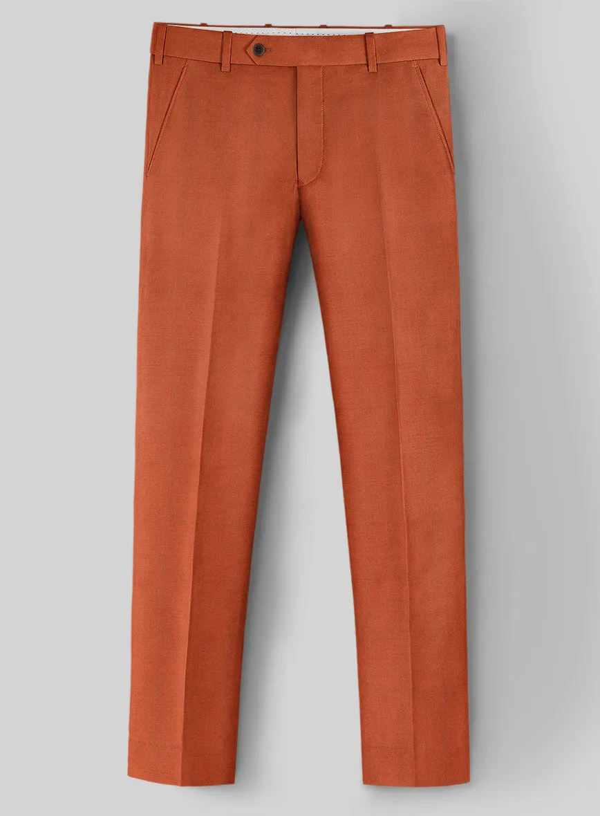Napolean Runway Orange Wool Suit