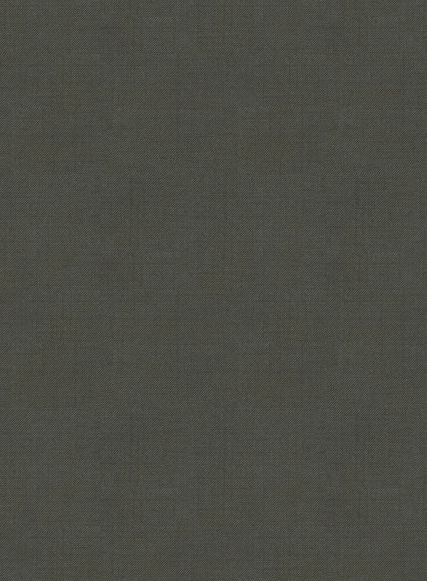 Napolean Stretch Olive Green Wool Suit