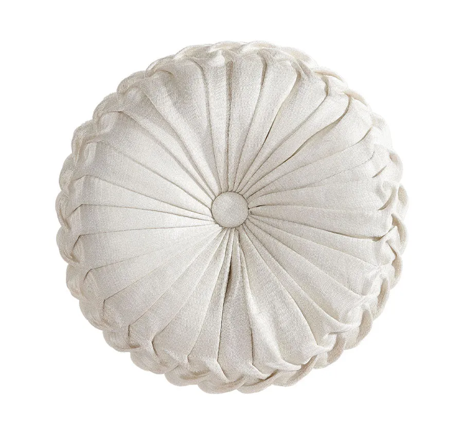 Octavia 36cm Filled Round Cushion Champagne