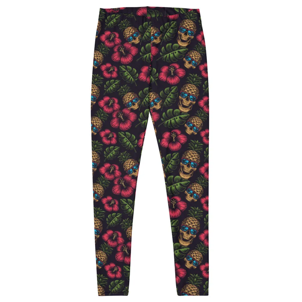 Pineapple Skull Leggings