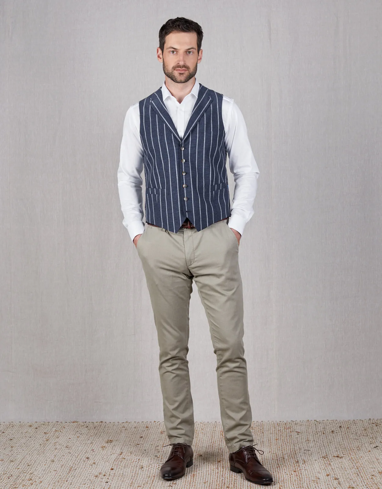 Soho Textured Putty Chinos