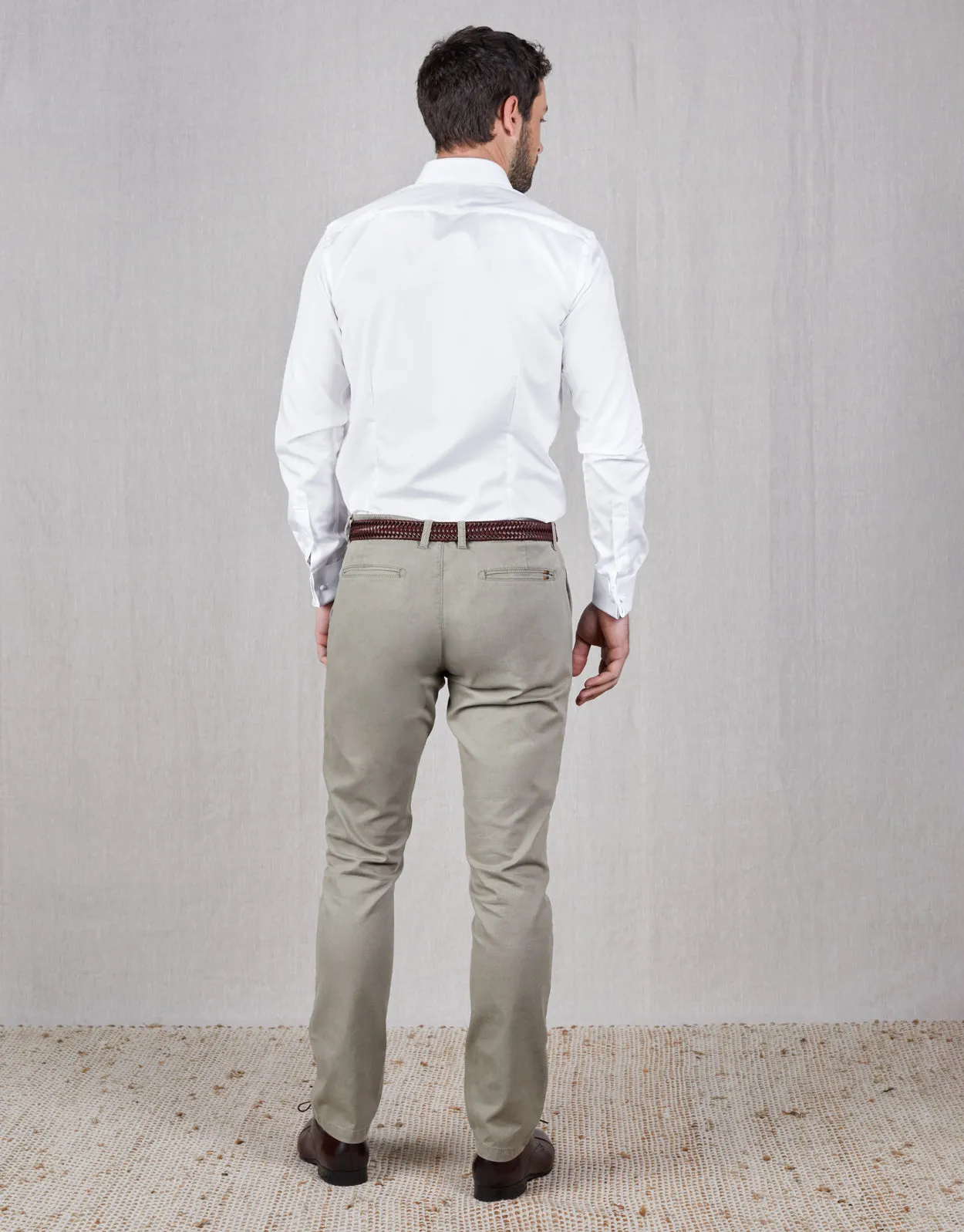 Soho Textured Putty Chinos