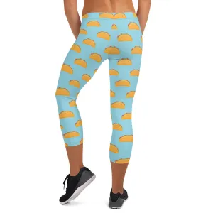 Taco Tuesday Capri Leggings