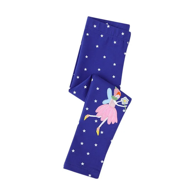Toddler/Kid Girl Fairies & Stars Print Leggings